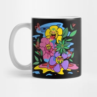 Happiness Flowers Mug